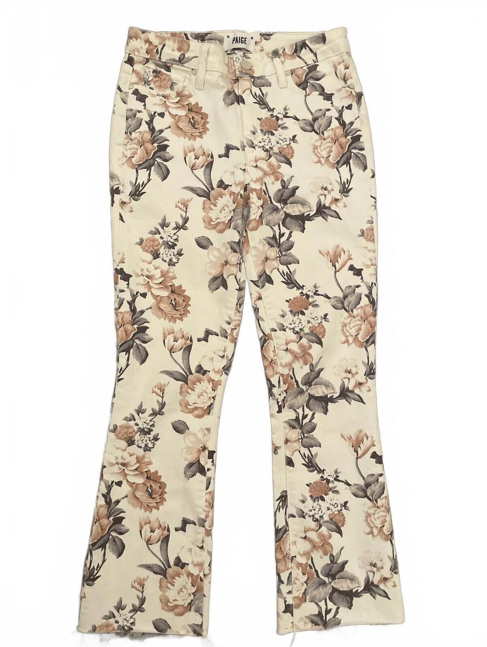Paige Jeans Pants Women's Size 27 Colette Crop Flair Cotton - Picture 4 of 8